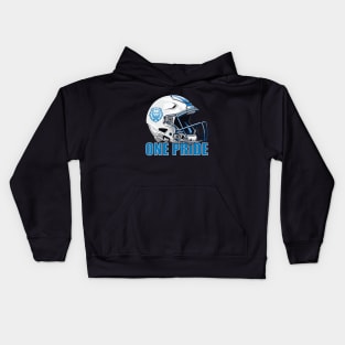 One Pride Detroit Lions Helmet Kids Hoodie